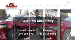 Desktop Screenshot of carrillosautobody.com